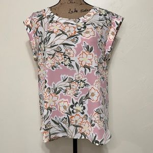 NWOT Ann Taylor Floral Blouse